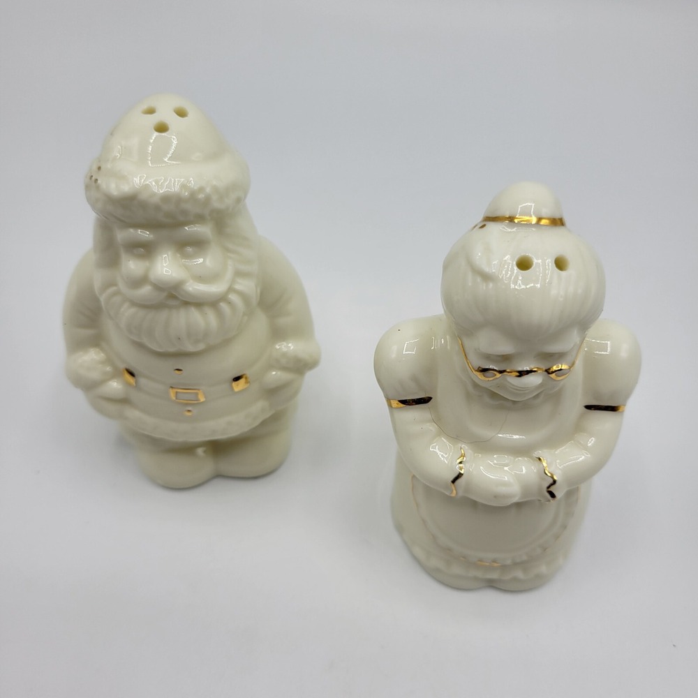 Christmas Salt Pepper Shakers Santa & Mrs Claus Formalities Baum Bros Holiday - Picture 5 of 11